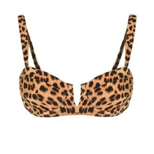 Monday Swimwear Clovelly Jaguar Bikini Size V Top (New)